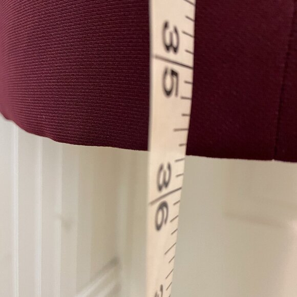 JONES WEAR SIZE 12 DARK BERRY SUIT WITH LINED LONG JACKET AND SKIRT - Picture 4 of 12